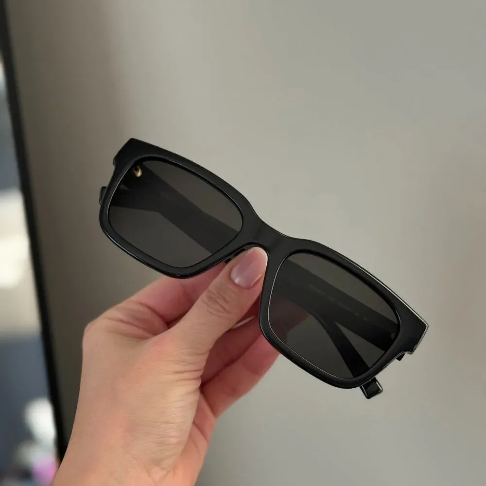Gucci Men Sunglasses Black Grey Square GG1857S 005 NEW AUTHENTIC